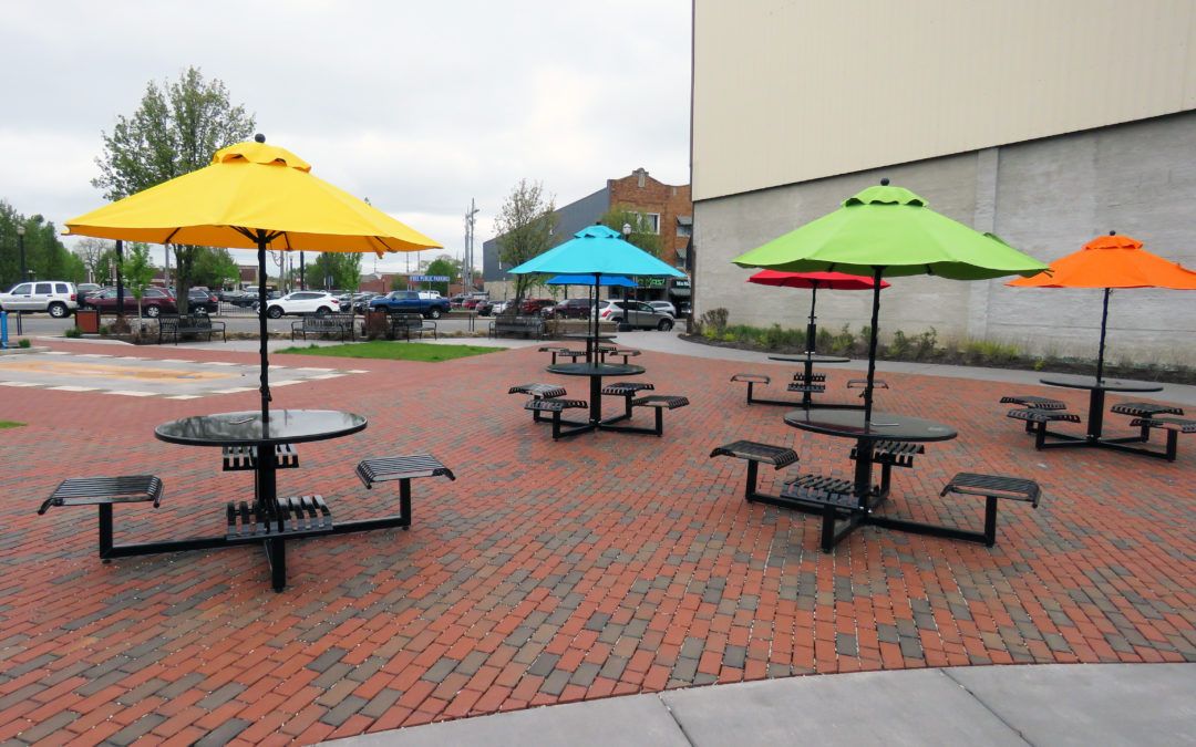 Downtown La Porte features innovative plaza